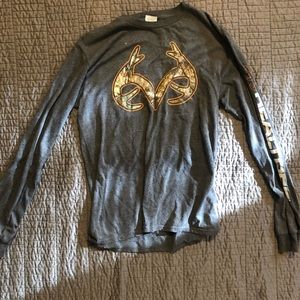 Long sleeve real tree shirt